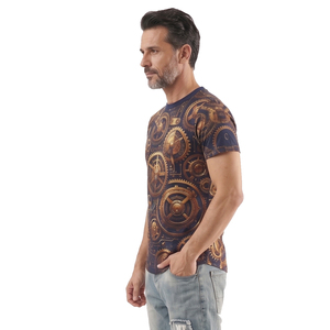 T-shirts personnalisés par sublimation pour hommes, vêtements de mode estivaux, t-shirt imprimé pour hommes, t-shirt léger par sublimation pour hommes - Product Image 5