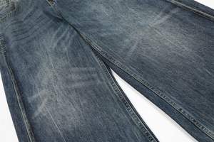 Pantalones Cargo de Mezclilla, Estilo Retro Americano, Moda Urbana, Corte Regular, Cintura Alta, 100% Algodón, Lavado Ácido - Product Image 5