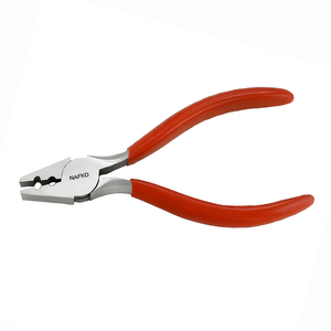 Pince à sertir pliable en acier inoxydable de qualité supérieure pour le cuir, le daim, la fabrication de bijoux, finition lisse et ronde - Product Image 1