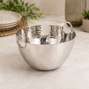Wholesale Luxury Metal Ice Bucket Decorative Beverage with Handles for <b>Bar</b> Hotel Restaurant Wedding Party and Home Entertainment - Product Image 1