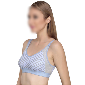 Professional Premium Quality Women's Breathable Front Logo High Support Yoga Sports <b>Bra</b>-New Arrival Spandex/Nylon Material - Product Image 2