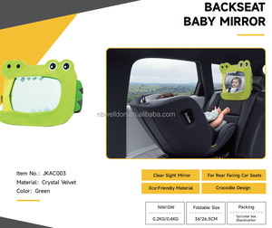 Caméra universelle de vision nocturne pour siège de voiture, rétroviseur réglable pour appui-tête fixe, miroir de sécurité pour bébé - Product Image 6