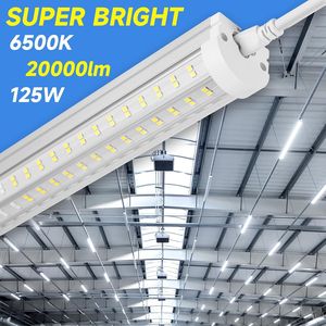 Lampada LED Integrata a Forma di U da 8 Piedi, 125W, Luce Bianca Chiara 6500K, 20000LM, Plafoniera a Sospensione Collegabile 6500K - Product Image 2