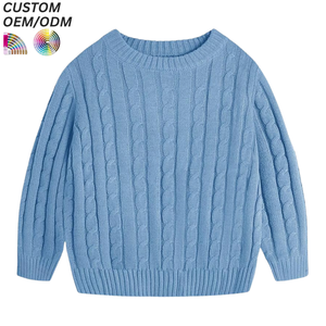 Pull en tricot de coton de haute qualité pour garçons, vêtements d'hiver chauds pour enfants, support OEM ODM pour la production en gros - Product Image 6