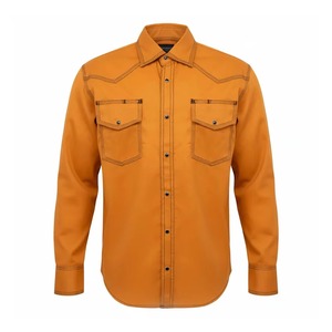 Welding <b>Shirt</b> Waterproof <b>Flame</b> Breathable High Temperature Resistance Workwear Cotton Anti Fire Mechanic - Product Image 1