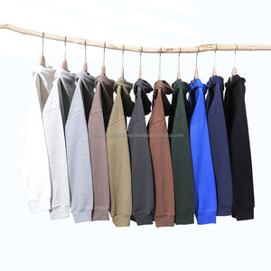 370gsm de calidad superior Heavyweight Terry Hoodies Sudadera de algodón y poliéster para hombres Sudadera con capucha de calle personalizada - Product Image 3