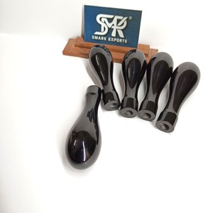 Natural Buffalo Horn Handle for Tools Smooth <b>Black</b> <b>Polished</b> Rounded Grip Eco Friendly Durable Industrial Use Bulk - Product Image 5