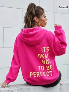 Sudadera corta de invierno para mujer, diseño personalizado, bordada, 100% algodón, ODM, con media cremallera frontal, estilo moderno, forro polar, con capucha - Product Image 5