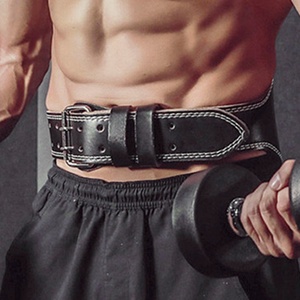 Cinturón de Seguridad de Cuero Premium para Levantamiento de Pesas, Cinturón de Entrenamiento Personalizado para Gimnasio, Diseño de Cinturón de Halterofilia para Hombres - Product Image 4