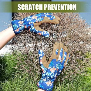 Gants de jardinage en similicuir de qualité supérieure, protection des mains pour la sécurité industrielle, activités de plein air, gants de travail durables - Product Image 6