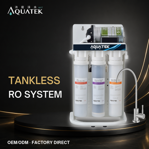 Système de filtration d'eau domestique sans réservoir électrique en plastique, 5 étapes, 500G, certifié NSF, modèle AQ-500, vente en gros en ligne - Product Image 1