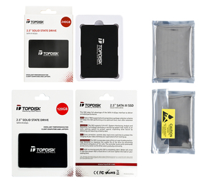 Topdisk NVMe SSD Unidad de estado sólido Disco duro interno de 120GB con puerto de expansión SATA para computadora portátil 256GB 512GB 1 TB - Product Image 5