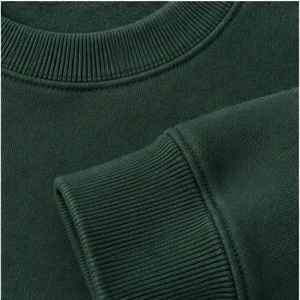 เสื้อสเวตเชิ้ตคอกลมทรงคลาสสิคสำหรับผู้ชาย สีเขียวไพน์ รุ่น MCRW-0032 ผ้าคอตตอนฟลีซเนื้อหนา ปรับแต่งได้ - Product Image 6