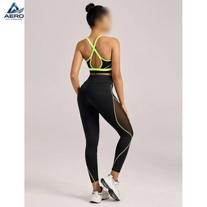 Conjunto Deportivo de Alta Calidad para Mujer, Brasier Sin Costuras y Leggings, Conjunto de Yoga de 2 Piezas, Brasier Push-Up y Leggings con Control de Abdomen - Product Image 4