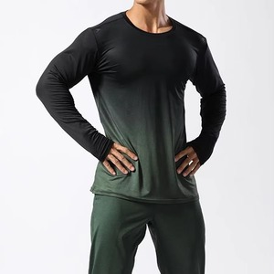 Custom Fitness Wear Manufacturer <b>Compression</b> Training T <b>Shirt</b> Polyester Spandex Moisture Wicking Screen Print OEM ODM Supplier - Product Image 5