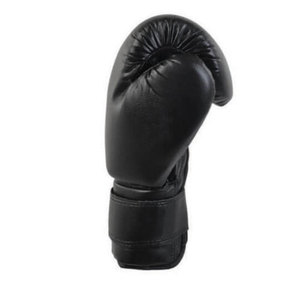 Gants de boxe d'entraînement en cuir marron Econex Sports avec fermeture et sangle de poignet réglable pour adultes - Product Image 2