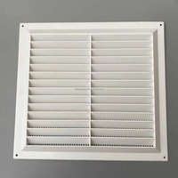 Couvercle de grille d'aération en plastique blanc Grille d'aération en plastique blanc
