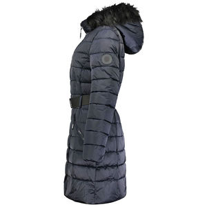 Parka con Capucha para Mujer, Cierre de Cremallera, Relleno de Poliéster Aislante, Impermeable, Resistente al Viento, Transpirable, Calefactable, Ecológica, para Invierno - Product Image 3
