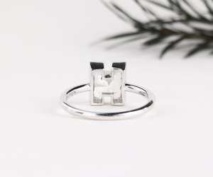 High Quality IGI Certified 14K Gold E VVS1 Lab Grown Diamond Alphabet <b>Initial</b> Letter Engagement Wedding Birthday Gift Her - Product Image 4