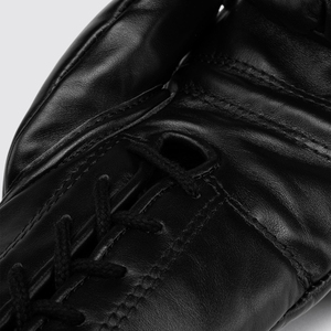 Guantes de Boxeo Profesionales de Piel de Vacuno Genuina de Primera Calidad, con Cordones, Correa de Muñeca Ajustable, Logotipo Personalizado Impreso - Product Image 4