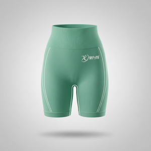 Shorts de sport taille haute respirants pour le yoga et le fitness, effet push-up fessier, style streetwear, compressifs, pour la gym - Product Image 1