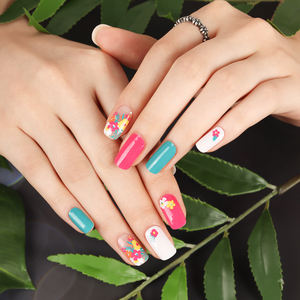 Tiras de Gel para uñas, diseño de flores, pegatinas fáciles de usar para salón de belleza, alta calidad, hecho en Corea, decoración de artículos de moda - Product Image 5