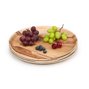 Durable Snack & Fast Food <b>Plates</b> Sustainable Party Dessert <b>Plates</b> 6 Inches Round Shapes Areca Palm Leaf <b>Disposable</b> <b>Plates</b> 2026 - Product Image 1