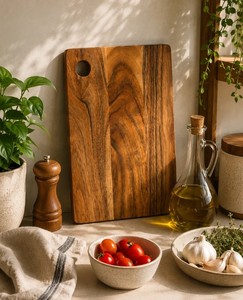 Planche à découper robuste en bois d'acacia pour boucher, planche à découper en bois de noyer de qualité supérieure pour la décoration de cuisine de luxe - Product Image 3