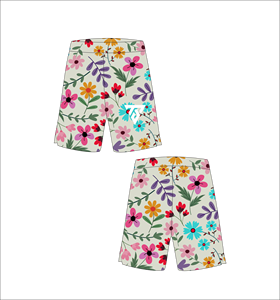 Custom Men Sublimation Mesh Basketball <b>Shorts</b> Quick Dry Training Gym Fitness Sports <b>Shorts</b> Cream Colorful Spring Floral Pattern - Product Image 1
