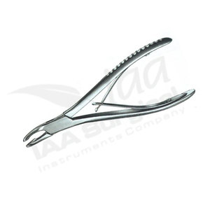 คีมตัดกระดูก IAA SURGICAL แบบใช้มือจับ  ด้ามจับลายกันลื่น สีเงิน  เครื่องมือทันตกรรมคลาส 1 - Product Image 5