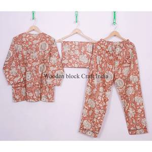 Conjunto de Pijama Elegante de 3 Piezas con Estampado Floral para Mujer, Cuello Redondo, Manga Larga, Cintura Elástica, Ropa de Dormir para Verano - Product Image 5