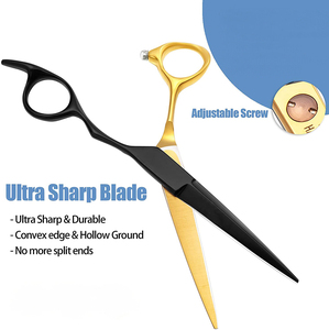 Ciseaux de barbier professionnels Supercut, lames affûtées en acier haute teneur en carbone, 6 pouces, pour usage professionnel. - Product Image 4