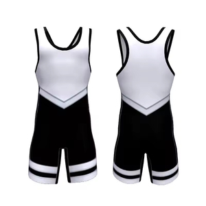 <b>Womens</b> Wrestling <b>Singlet</b> Black White V Neck Sleeveless Compression Sportswear Martial Arts Training Wear <b>womens</b> wrestling single - Product Image 1