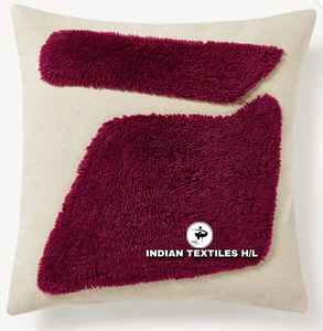 Housse de coussin en laine bohème de luxe, tissée à la main, magnifique design de décoration intérieure par ITHL, motif vintage pour intérieur et extérieur, coussin décoratif - Product Image 4