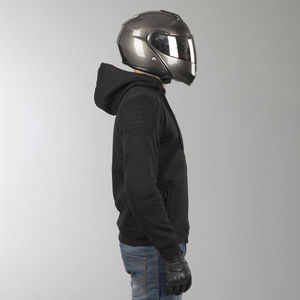 Chaqueta de Cuero Cómoda, Transpirable y de Secado Rápido, con Logotipo Personalizado, Manga Larga, Unisex, Costuras Premium, Sudadera con Capucha para Motocicleta, Venta al Por Mayor - Product Image 3