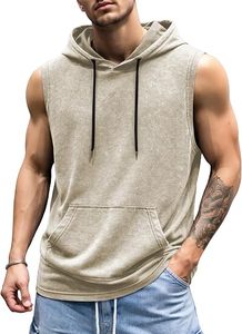 เสื้อกล้ามคอกลมสีฟ้าอ่อนพิมพ์ลาย MOMENTUM สำหรับผู้ชาย ผลิตจากโพลีเอสเตอร์ 100% ระบายอากาศได้ดี เป็นมิตรต่อสิ่งแวดล้อม ย้อมสีแบบ Garment Dyed ทรงสปอร์ต ผ้าถัก - Product Image 1