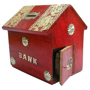 Wooden Money Bank || Piggy Bank || Wooden Gullak || Money <b>Box</b> for Kids <b>Saving</b> <b>Box</b> || - Product Image 1
