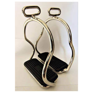 Estribos de Alta Calidad Estilo Occidental para Caballos, Equipo de Equitación Seguro, Duradero, de Acero Inoxidable y Plástico, Color Personalizable - Product Image 2