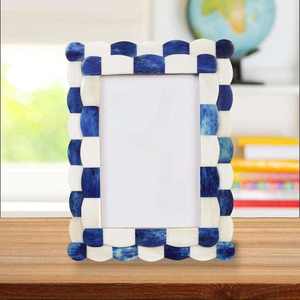 Marco de madera con incrustaciones de hueso de alta demanda para fotos, ideal para decoración de pared en dormitorios y salas de estar, a un precio asequible para exportación. - Product Image 6