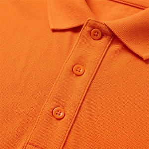 Zoto Men's <b>Orange</b> Cotton <b>Polo</b> Shirt Short Sleeve Embroidered Logo Casual Wear Apparel Wholesale - Product Image 3