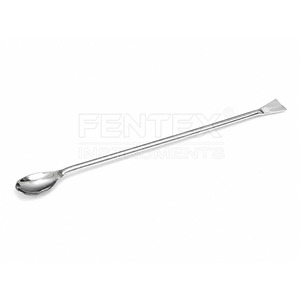 Espátula de Laboratorio de Acero Inoxidable FENTEX, Cuchara de Muestreo Micro, Instrumento de Mezcla de Doble Extremo - Product Image 1