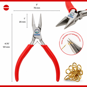 Alicates Profesionales para Joyería, de Acero Inoxidable, para Envolver Alambres con Precisión, Herramienta para Abalorios, con Logotipo Personalizado OEM - Product Image 4