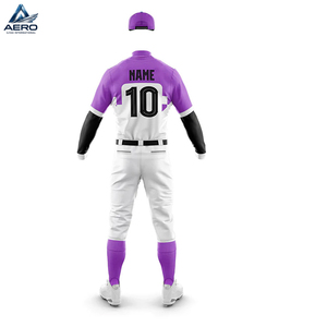 Uniforme de Béisbol Deportivo de Alta Calidad, Ecológico, Ligero, con Estampado Sublimado, Producto Nuevo a Precio Razonable - Product Image 4