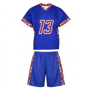 Tenue de lacrosse tendance la plus vendue, fabriquée en usine, avec un faible MOQ, en promotion : Ensemble maillot et short de lacrosse - Product Image 2