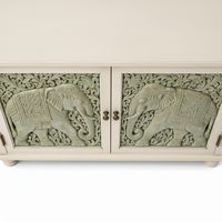 Armoire de rangement moderne en bois massif à motif éléphant, très demandée, pour salon, chambre, bar à domicile, disponible au prix d'usine