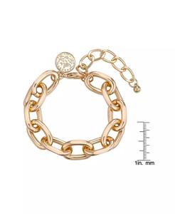 Gold-Plated Link Chain <b>Bracelet</b> and <b>Bangle</b> | Macy's - Product Image 4