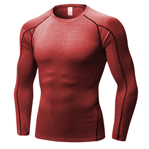 Vente en gros de chemises de compression à manches courtes, protection contre les éruptions cutanées, UPF50, évacuation de l'humidité, respirantes, antibactériennes, en polyester/nylon, design MMA - Product Image 5