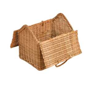 Kids <b>Wicker</b> <b>Basket</b> House Kids Furniture Kids Room Handwoven <b>Wicker</b> House Shape <b>Storage</b> Bag With Handle For Toddler Bedroom Art - Product Image 2