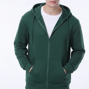 Sudadera con capucha unisex OEM de peso pesado con cremallera completa, forro y efecto desgastado, con logotipo personalizado, estilo urbano premium - Product Image 2