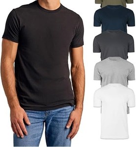 Camiseta Deportiva Personalizada para Hombre, Informal, Lisa, de Secado Rápido, Transpirable, Ajuste Regular, para Ejercicio, Fitness, Gimnasio y Actividades al Aire Libre - Product Image 2